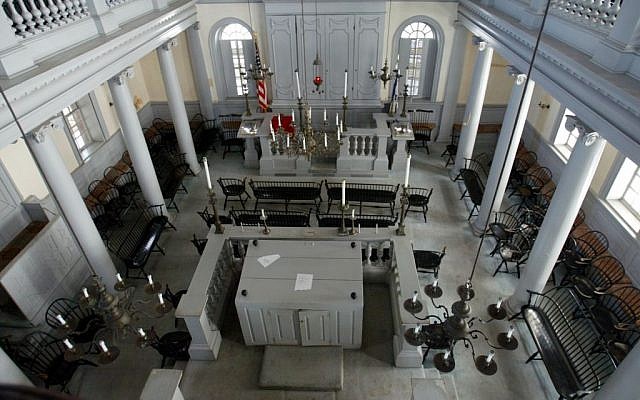 The historic Touro Synagogue in Newport, Rhode Island, 2005 (AP/Joe Giblin)