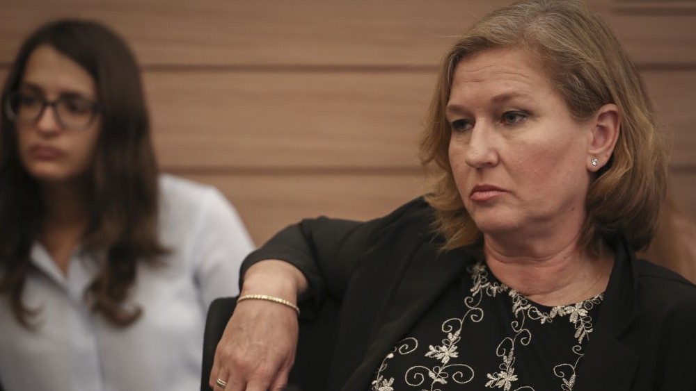 Zionist Union MK Tzipi Livni in a Knesset committee meeting, June 3, 2015. (Hadas Parush/Flash90) 