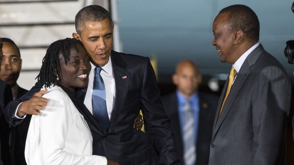 Obama Returns To Kenya Reunites With Family The Times Of Israel