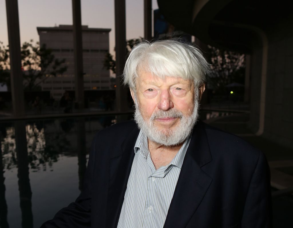 In this 2012 file photo, actor Theodore Bikel poses at the opening night performance of 'November' at the Center Theatre Group/Mark Taper Forum in Los Angeles. (Ryan Miller/Invision/AP, File)