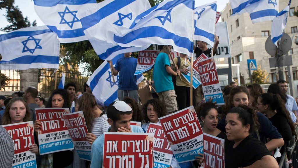 Israelis protest against deadly Palestinian attacks The Times of Israel
