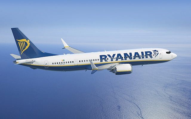 A RyanAir Boeing 737 plane (Courtesy)