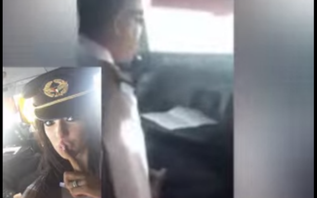 Kuwait Sexy Video - Ex-porn star claims Kuwait Airways pilot sat her on his knee en ...