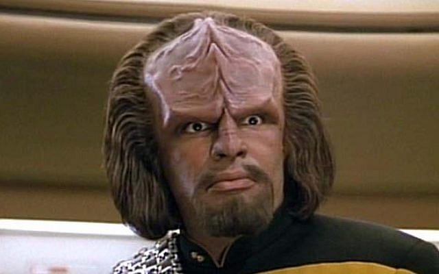 Star Trek Klingon character Lieutenant Worf (Courtesy)
