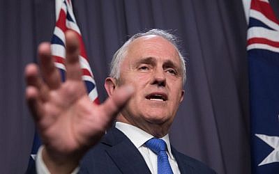 Australian Prime Minister Malcolm Turnbull (AP Photo/Andrew Taylor)