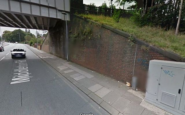Bowker Vale, Manchester, England, where an attack on four Jews took place. (Google Streetview)