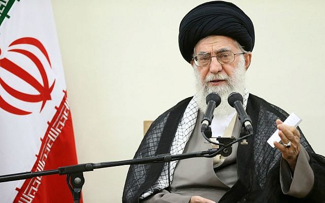 In this picture released by official website of Ayatollah Ali Khamenei's office on Thursday, Sept. 3, 2015, he is seen speaking in a meeting with members of Iran's Experts Assembly in Tehran, Iran. (Office of the Iranian Supreme Leader via AP)