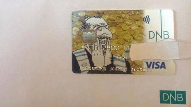 Norwegian Bank Issues Anti Semitic Credit Card Apologizes The Times Of Israel