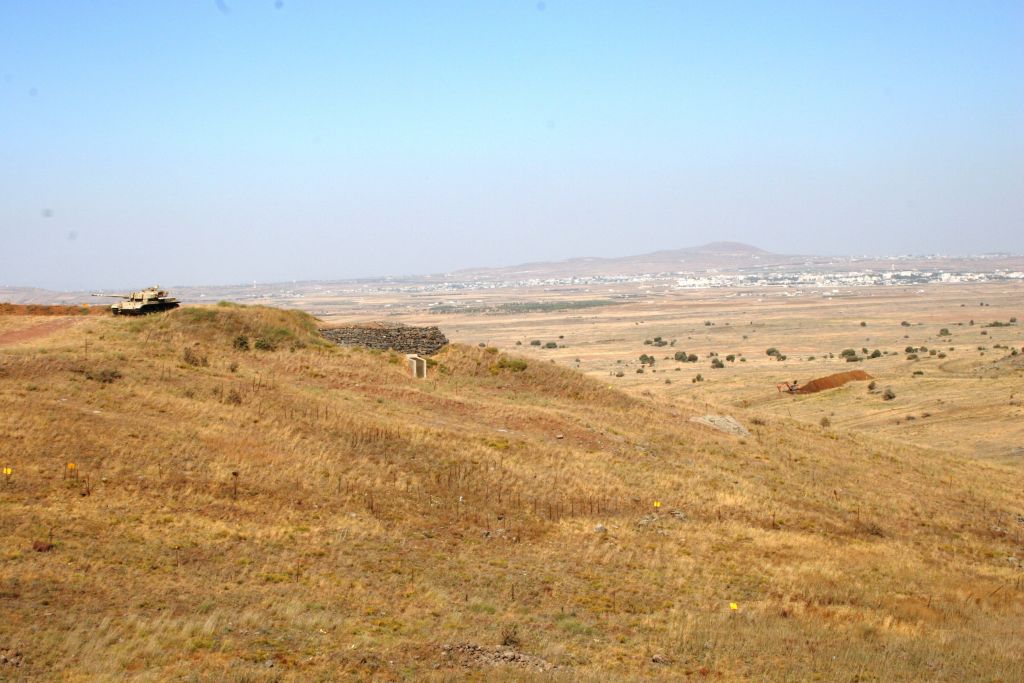 The Valley of Tears (Emek Habaha), viewed from the Oz 77 memorial area  (Shmuel Bar-Am)