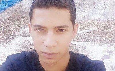 Muhannad Shafeq Halabi, 19, was identified as the terrorist who killed two Israeli men in their 40s on October 3, 2015 in a stabbing attack in Jerusalem's Old City. (Israel Police)