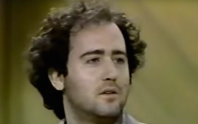 Andy Kaufman appearing on the 'Late Show With David Letterman' in 1980. (YouTube/JTA)