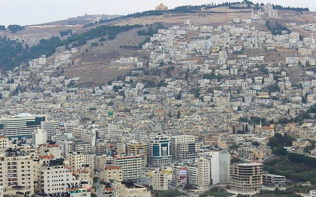 A view of the West Bank city of Nablus in 2013. (Creative Commons/Muataz Towfiq Agbaria)