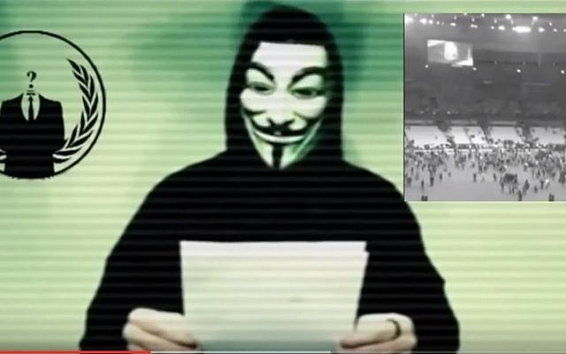 The Anonymous hacking group declares war against the Islamic State (YouTube screenshot)