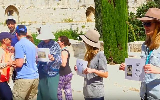 Illustrative screen capture of a Honeymoon Israel interfaith couples trip to Israel. (YouTube/Avi Rubel)