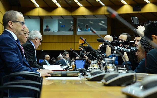 Members of the international press and media at the IAEA Board of Governors Meeting in Vienna, Austria, on 15 December 2015. (Dean Calma/IAEA)