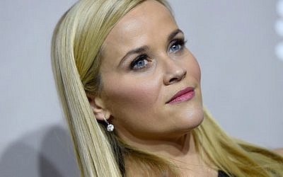 Actress Reese Witherspoon attends the 2015 Baby2Baby Gala at 3LABS on November 14, 2015 in Culver City, California.  (Axelle/Bauer-Griffin/FilmMagic via JTA)