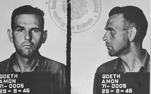 Amon Goeth, the brutal SS commander of Plaszow concentration camp near Krakow, Poland (Wikimedia Commons)