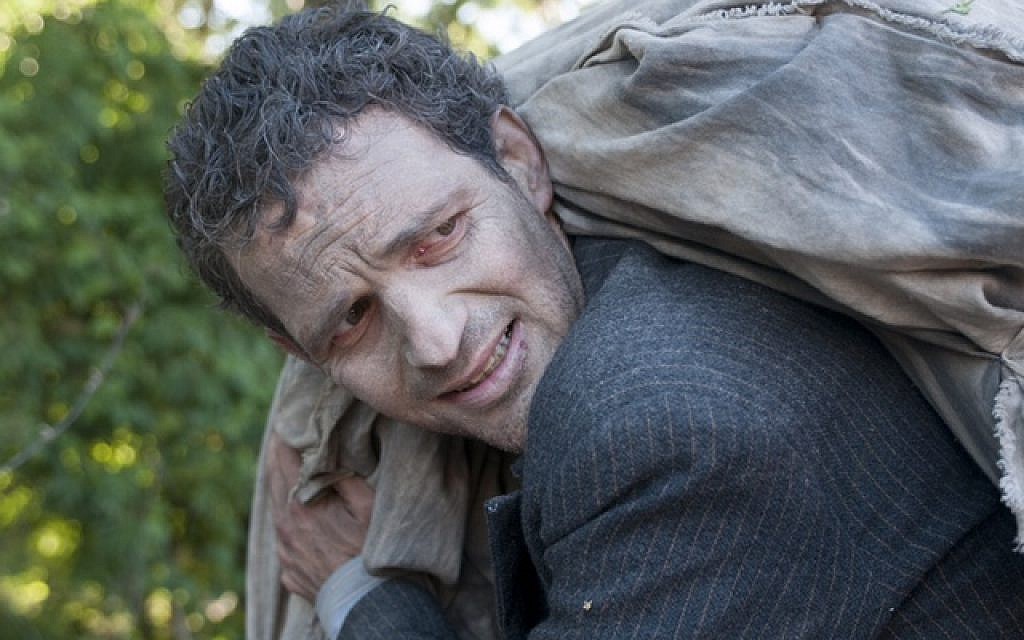 Géza Röhrig plays a Sonderkommando in his anguished performance in 'Son of Saul.' (courtesy)