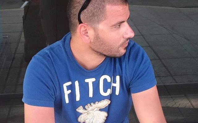 Shimon Ruimi, 30, from the southern town of Ofakim, had traveled to Tel Aviv for a friend's birthday when he was killed in a shooting attack in the city on January 1, 2016 (photo via Facebook)