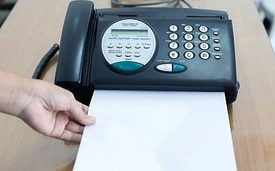 Illustrative image of a fax machine. (via Shutterstock)