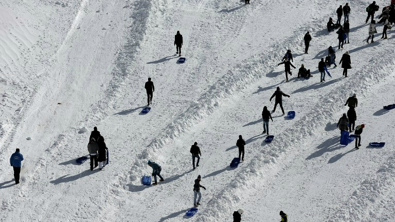 Hermon opens slopes after first winter snows | The Times of ...