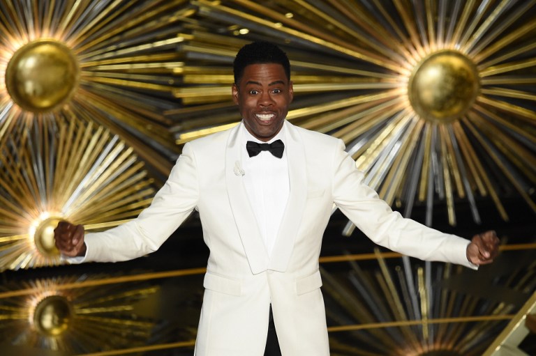 Host Chris Rock speaks onstage during the 88th Annual Academy Awards at the Dolby Theatre on February 28, 2016 in Hollywood, California (Kevin Winter/Getty Images/AFP)