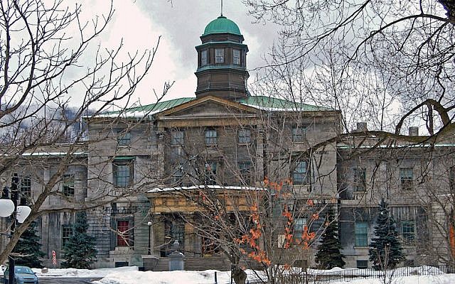 Demented Jewish students slam Canadian Federation of Students for backing Israhell boycott McGill_Arts_Building2-640x400