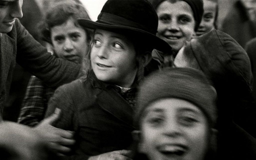 Illustrative: Photograph by Roman Vishniac of Jewish schoolchildren in Mukacevo, Eastern Europe, in the 1930s. (© Mara Vishniac Kohn, courtesy International Center of Photography)