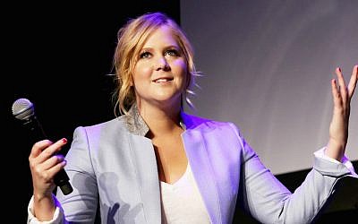 Amy Schumer is another young Jewish comedian Michael Krasny admires (Robin Marchant/Getty Images via JTA)