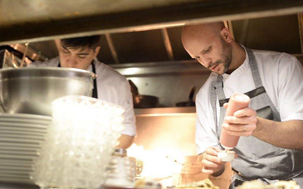 Tomas Kalika (right) in the kitchen at Mishiguene in Buenos Aires (courtesy of Mishiguene)