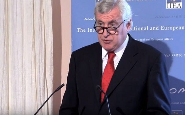 Pierre Vimont, France's special envoy for peace initiative (Youtube screenshot)