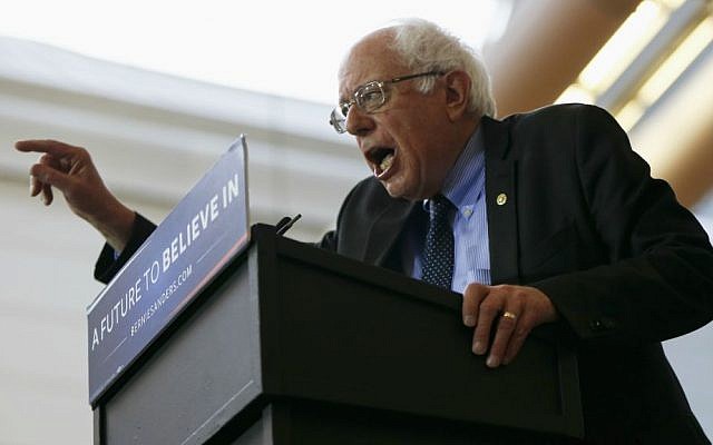 In this March 31, 2016 file photo, Democratic presidential candidate Sen. Bernie Sanders, I-Vermont, speaks at a campaign stop in Pittsburgh, Pennsylvania. (AP Photo/Keith Srakocic, File)
