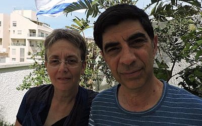 Leah and Simcha Goldin are on a tireless campaign to retrieve the body of their son, Hadar, from Gaza. He was captured and killed in a clash at the southern end of the strip on Aug. 1, 2014. (JTA/Ben Sales)