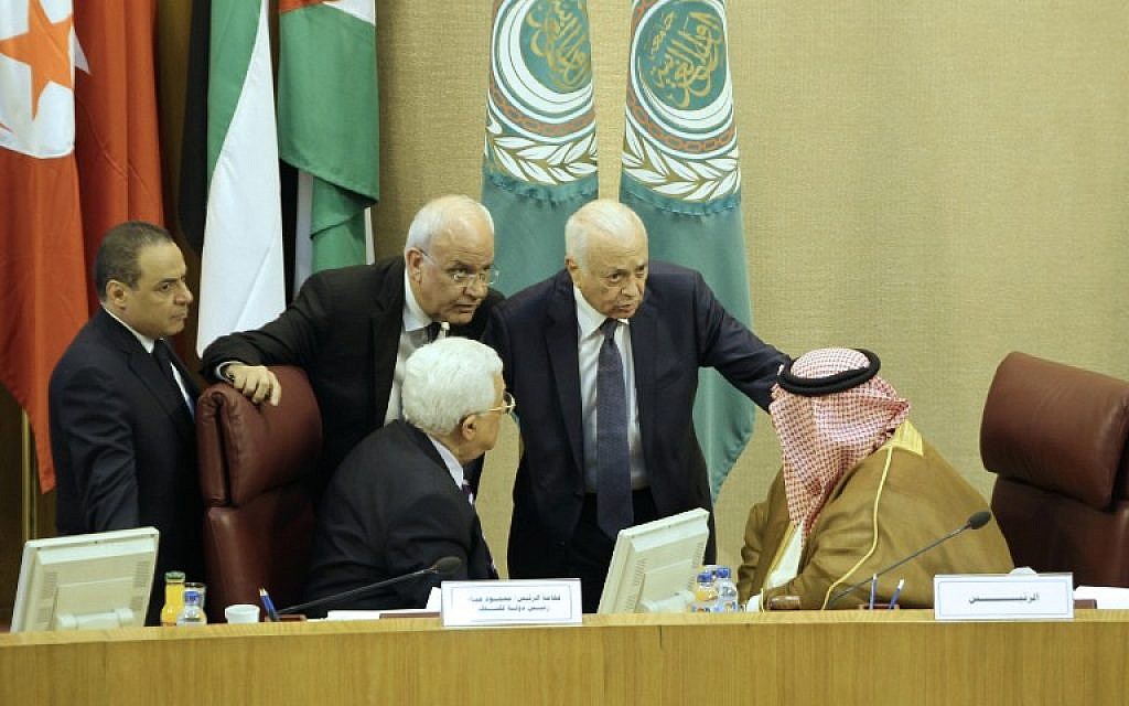 Arab League Endorses French Peace Initiative The Times Of Israel