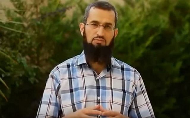 Jordanian preacher Eyad Qunaibi. (YouTube/DOAM - Documenting Oppression Against Muslims)