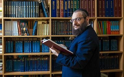 Rabbi Boruch Gorin is the editor of Knizhniki, a Moscow-based publishing house working to translate Yiddish works into Russian. (Courtesy)