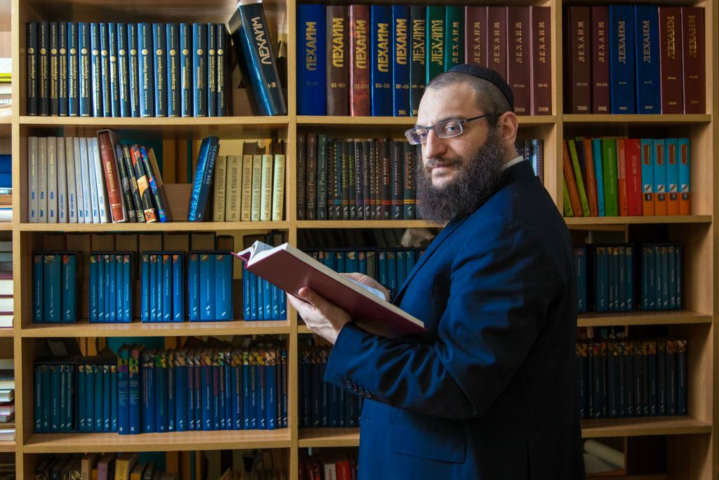 Rabbi Boruch Gorin is the editor of Knizhniki, a Moscow-based publishing house working to translate Yiddish works into Russian. (Courtesy)