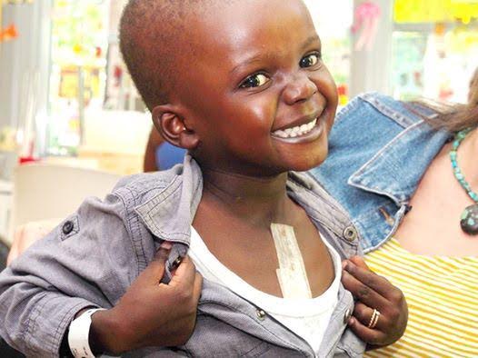 Sanusey, a Gambian four-year-old who underwent life-saving heart surgery in Israel (Stella Shalhevet / Save a Child's Heart)