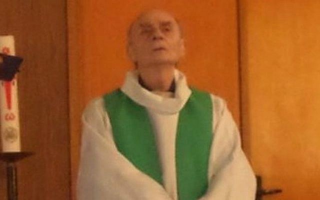 84-year-old French priest Jacques Hamel was killed in an apparent Islamic State attack on his church in the town of Saint-Etienne-du-Rouvray, in Normandy on July 26, 2016 (Photo from Twitter)