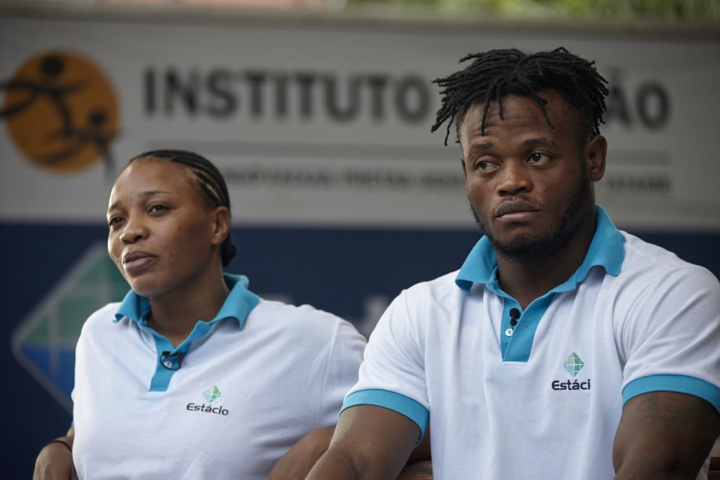 Democratic Republic of the Congo refugee duo Popole Misenga and Yolande Mabika have been selected for the Refugee Olympic Team at the Olympic Games Rio 2016. (International Olympic Committee)