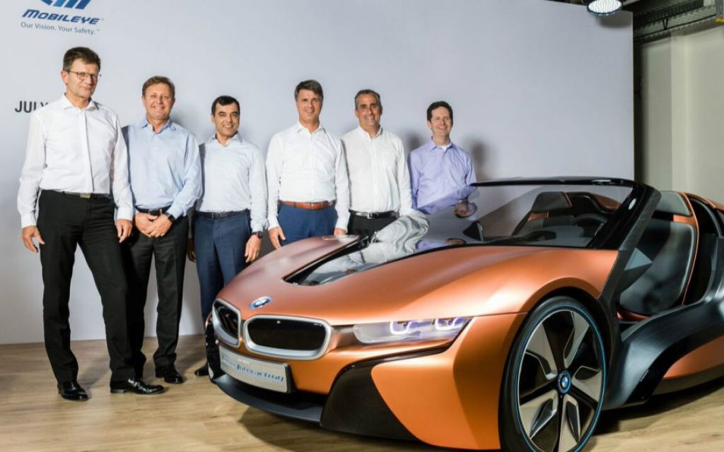 BMW, Intel, Mobileye announce cooperation for driverless car, July 2016 (Courtesy)