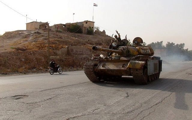tank battles syria gopro