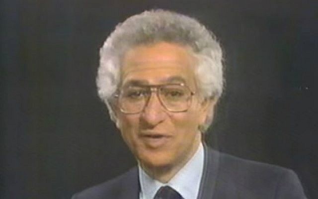 Fred Schwartz, a New York Jewish philanthropist and businessman, in a 1986 television ad. (YouTube screenshot)