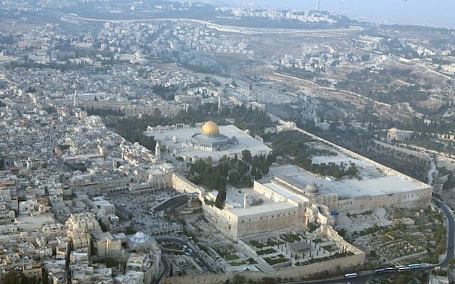 An aerial view of Jerusalem. (Yossi Zamir/Flash 90)