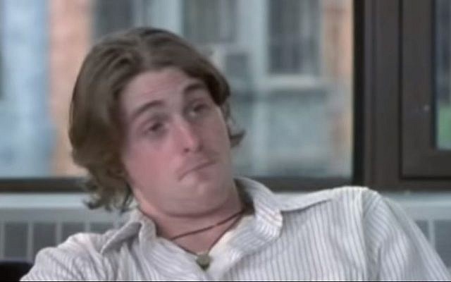 Cameron Douglas in 'It Runs In The Family' which also stars his father, Michael, and grandfather, Kirk (screen capture: YouTube)