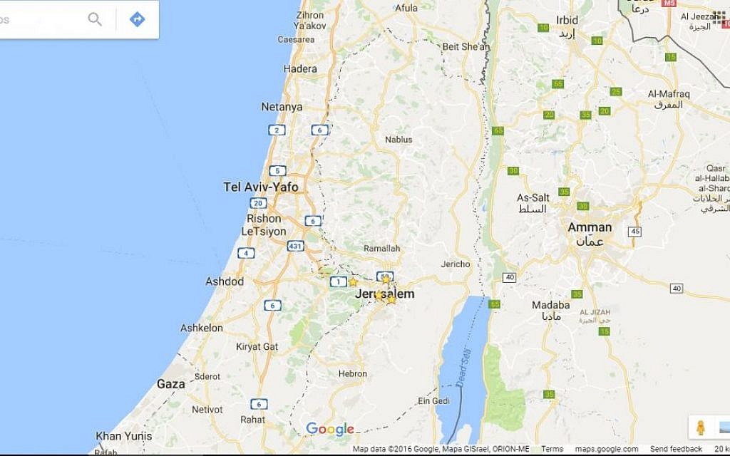 google didn t wipe palestine off maps
