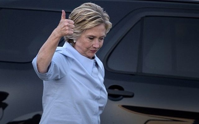 Democratic presidential nominee Hillary Clinton September 5, 2016. (AFP/Brendan Smialowski)