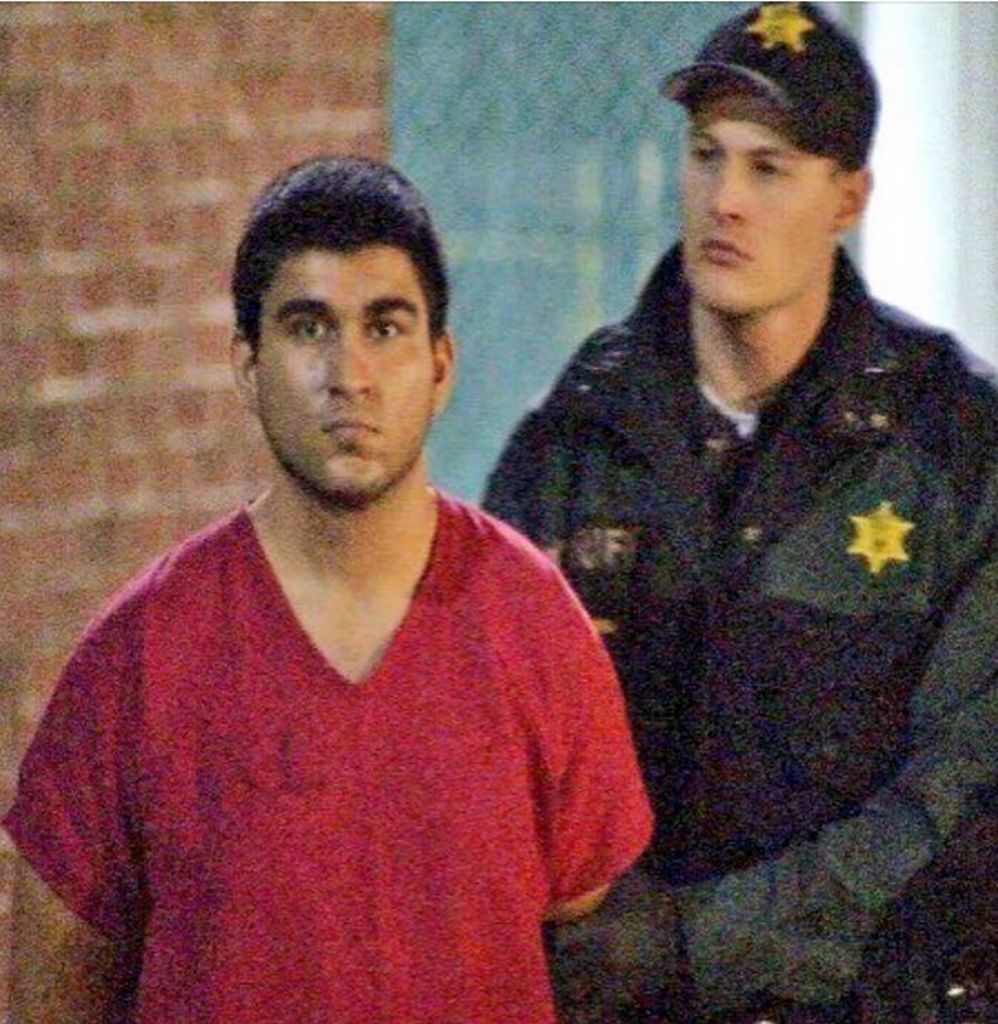 Suspected Cascade Mall shooter Arcan Cetin at Skagit County Jail in Mount Vernon, Washington, after his arrest in Oak Harbor, Washington, earlier this evening of September 24, 2016,.The image from a video by KIRO7 photographer Jeff Ritter. (Jeff Ritter/KIRO7.com via AP)