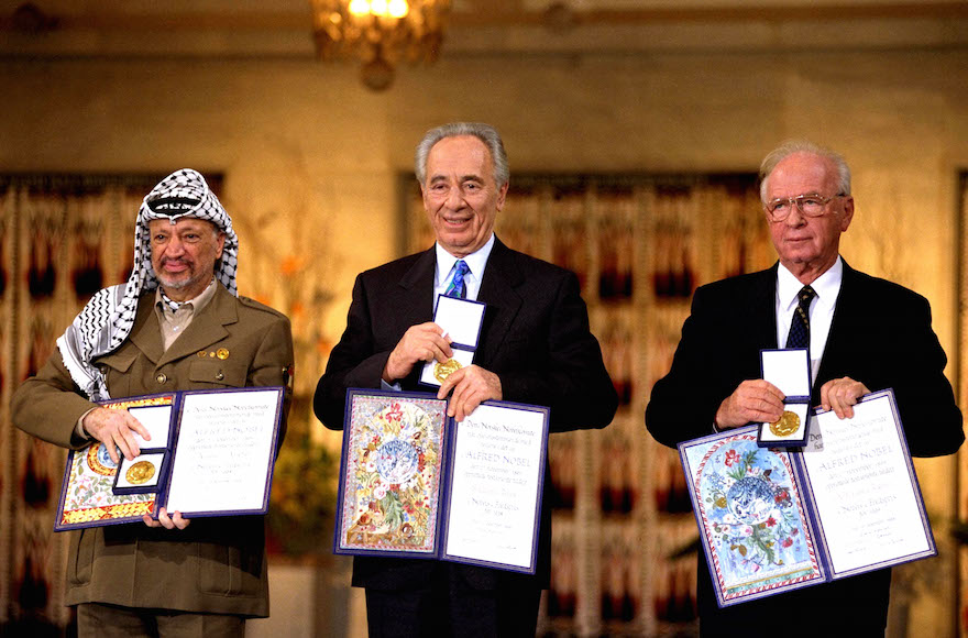 Hamas returns Arafat's Nobel prize to PA | The Times of Israel