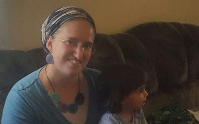 Manya Hillel, a resident of Amona (Marissa Newman/Times of Israel)